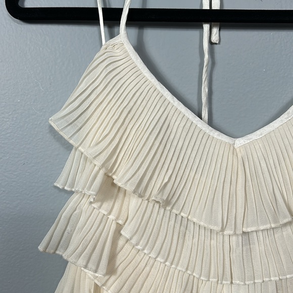 Guess Women’s Mini Pleated Layered Tulle Open Back Dress size S - Picture 6 of 9